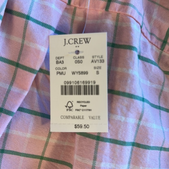NWT JCrew Oxford Shirt RE-IMAGINED by JCREW - Picture 4 of 5